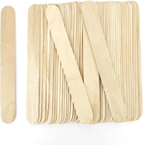 60 Pcs 8?Jumbo Popsicle Sticks for Crafts, Large Tongue Depressors Wood, Cra...