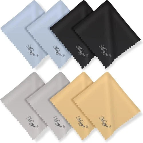 8 PCS Microfiber Cleaning Cloth for Glasses (6