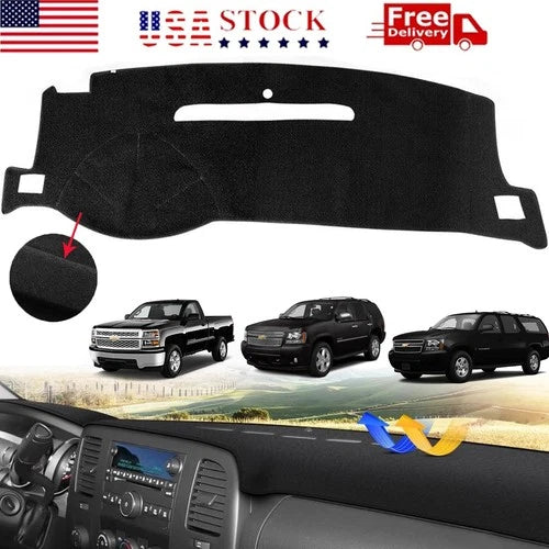 Dashboard Pad Dash Cover Mat Fit For Chevy Silverado/Tahoe/Suburban 2007-2014 US