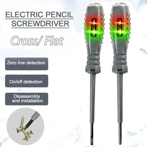 2Pcs AC DC Non-Contact Voltage Tester Pen 12-220V Electric Volt Detector Sensor