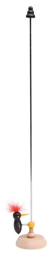 Schylling Woodpecker Toy - Retro Sliding Gadget for Kids and Medium, Black