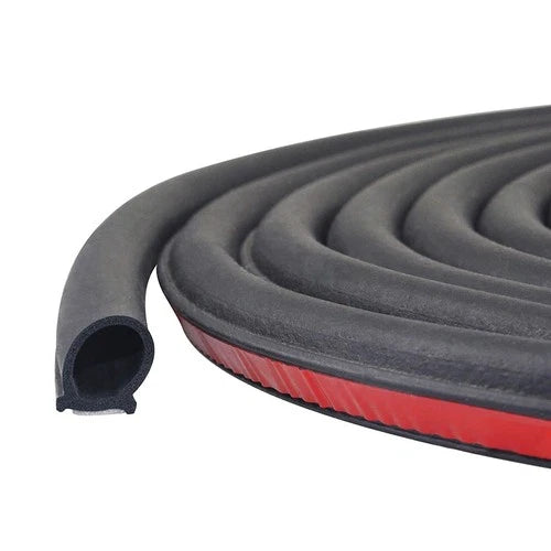 Universal Automotive Door Seal Strip D-Shape Self-Adhesive Weather Stripping for