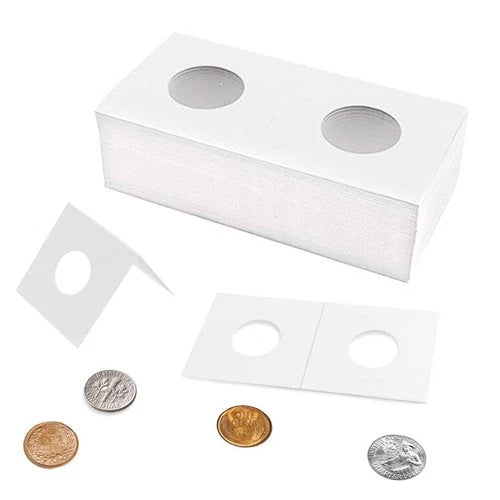 Coin Flips for Large Dollars - 50 PCS 40Mm/1.6Inch Cardboard Holders for 2X2 Inc