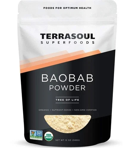 Organic Baobab Fruit Powder, 12 Ounces, Free Shipping