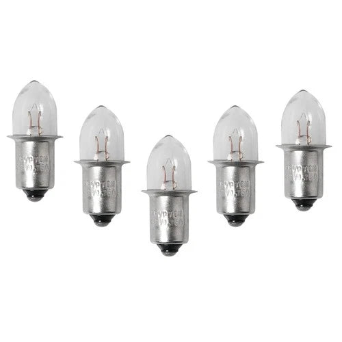 5Pcs 4D 4.8V 0.75A Bayonet Base Krypton Replacement Bulb for Flashlight Replacem