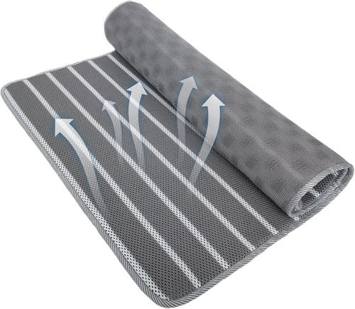 Breathable Dog Crate mat with Anti-Slip Bottom,3D air mesh Pet Crate